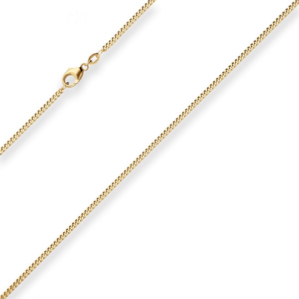 2.1mm Panzerkette aus 750 Gelbgold 38cm