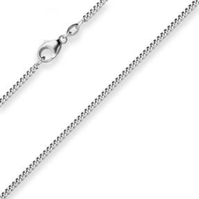 2,1mm Panzerkette Goldkette Collier Halskette aus 750 Gold Weißgold 45cm 2,1mm Panzerkette Goldkette Collier Halskette aus 750 Gold Weißgold 45cm