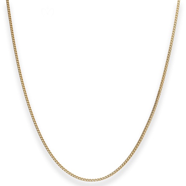 1.3mm Bingokette aus 333 Gelbgold 42cm