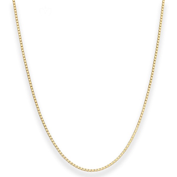 1.4mm Veneziakette aus 333 Gelbgold 60cm