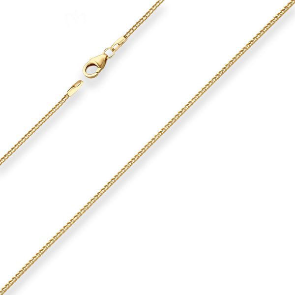 1.3mm Bingokette aus 585 Gelbgold 50cm