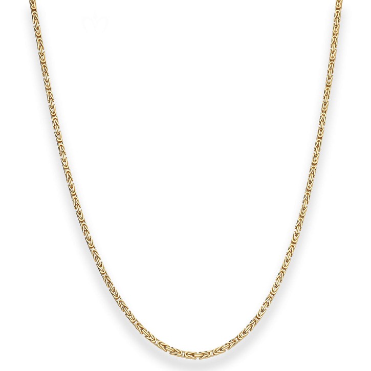 1.8mm Königskette aus 333 Gelbgold 55cm