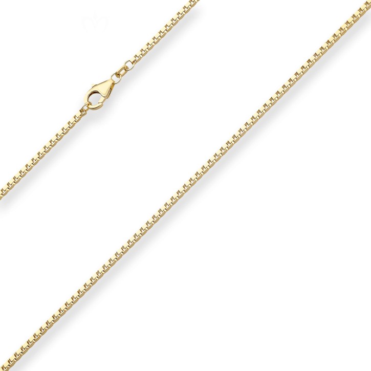 1.8mm Veneziakette aus 585 Gelbgold 55cm