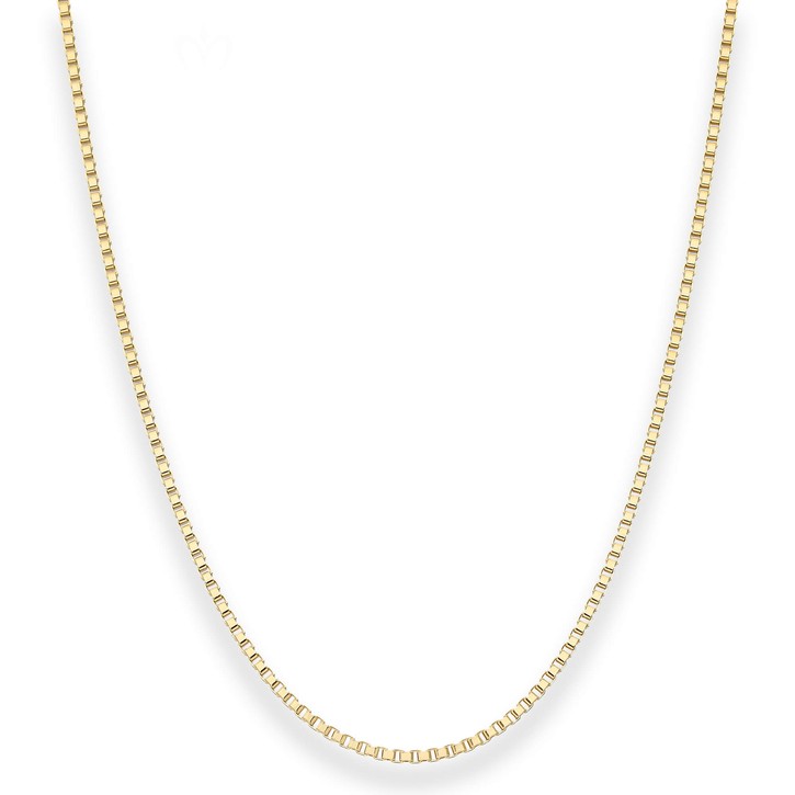 1.8mm Veneziakette aus 585 Gelbgold 55cm