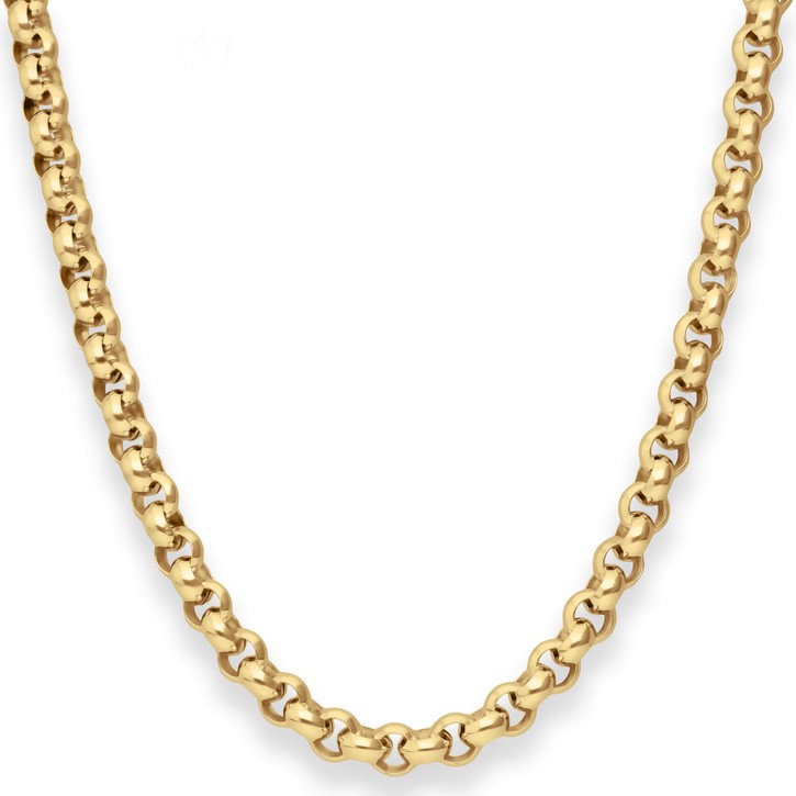 7.2mm Erbskette aus 585 Gelbgold 60cm