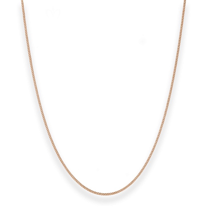 1.2mm Panzerkette aus 585 Rotgold 40cm
