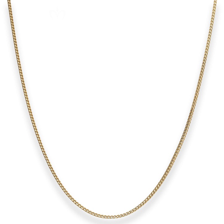 1.3mm Bingokette aus 585 Gelbgold 55cm