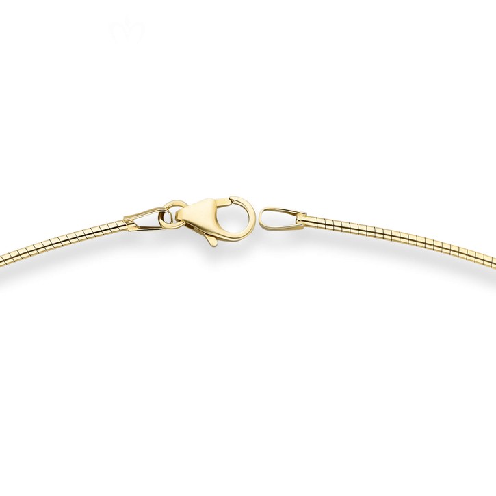 1.2mm Halsreif Tondakette Omegareif aus 333 Gelbgold 50cm