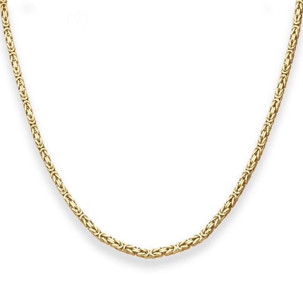 2.8mm Königskette aus 333 Gelbgold 55cm
