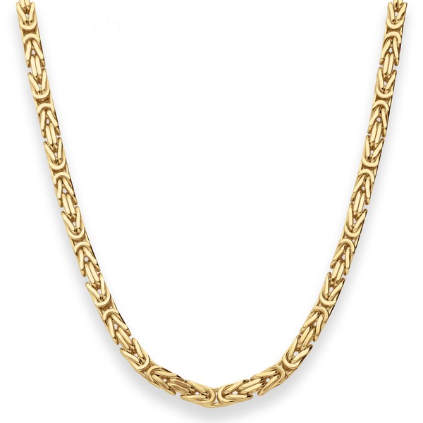 5.1mm Königskette aus 585 Gelbgold 50cm