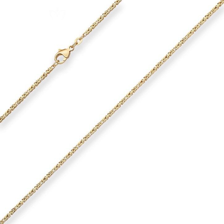 1.8mm Königskette aus 585 Gelbgold 60cm