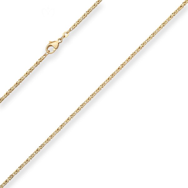 1.8mm Königskette aus 585 Gelbgold 60cm
