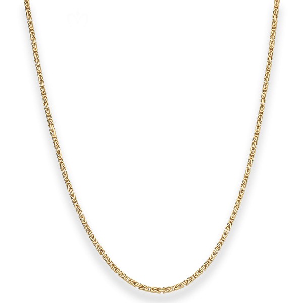 1.8mm Königskette aus 585 Gelbgold 60cm