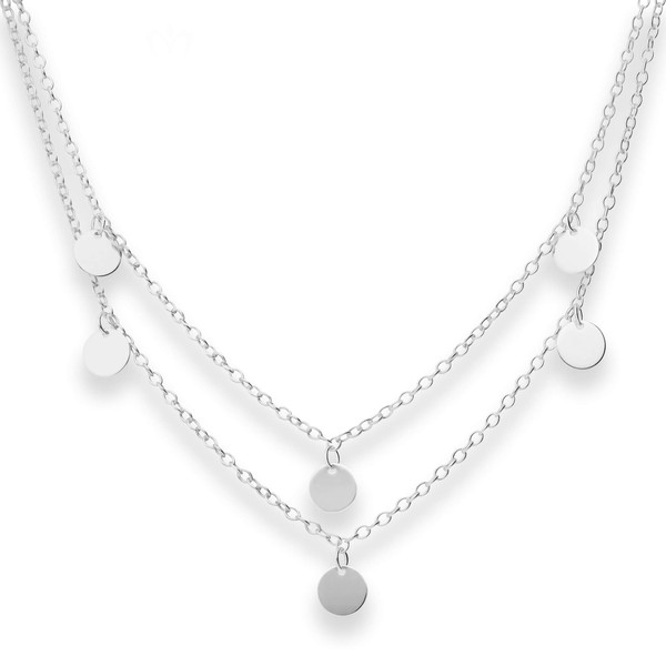 1.9mm Rund-Ankerkette aus 925 Silber 42cm