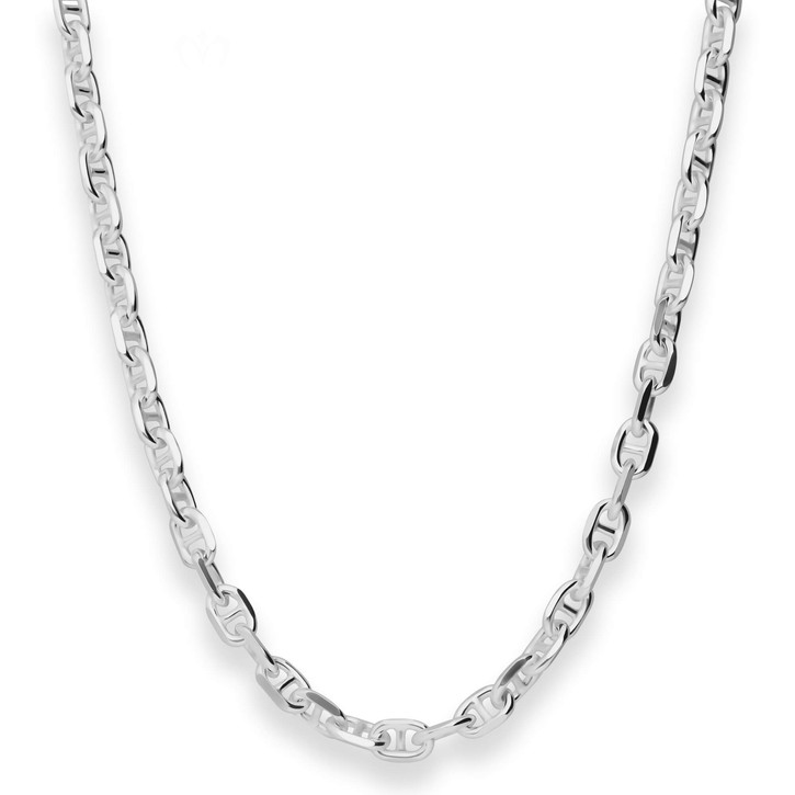 5.7mm Ankerkette-Steg aus 925 Silber 50cm