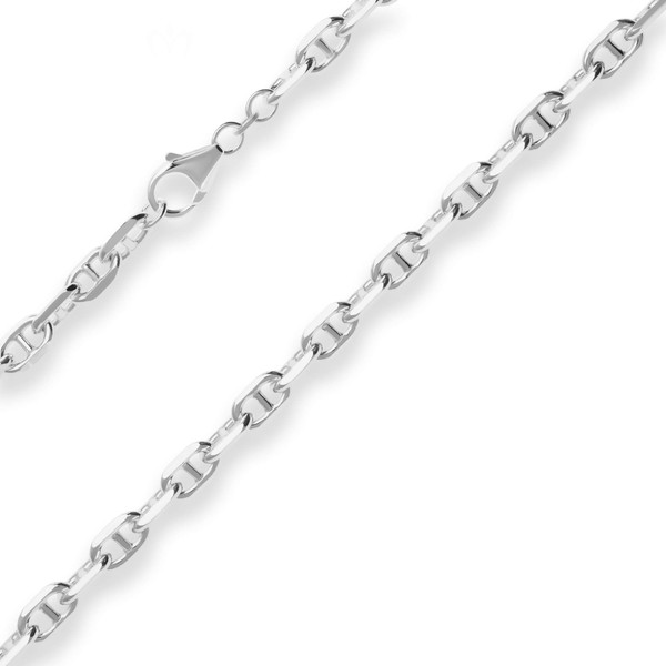 6.7mm Ankerkette-Steg aus 925 Silber 60cm