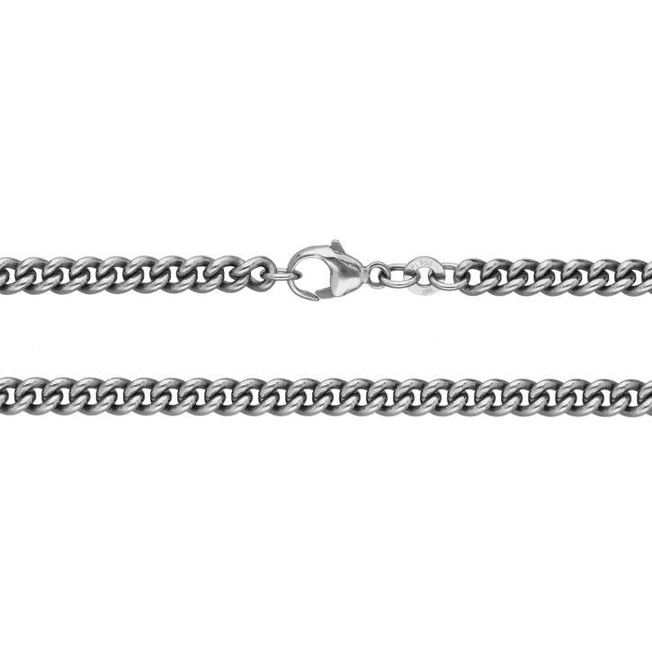 Armband Panzerkette aus Platin 950 21cm