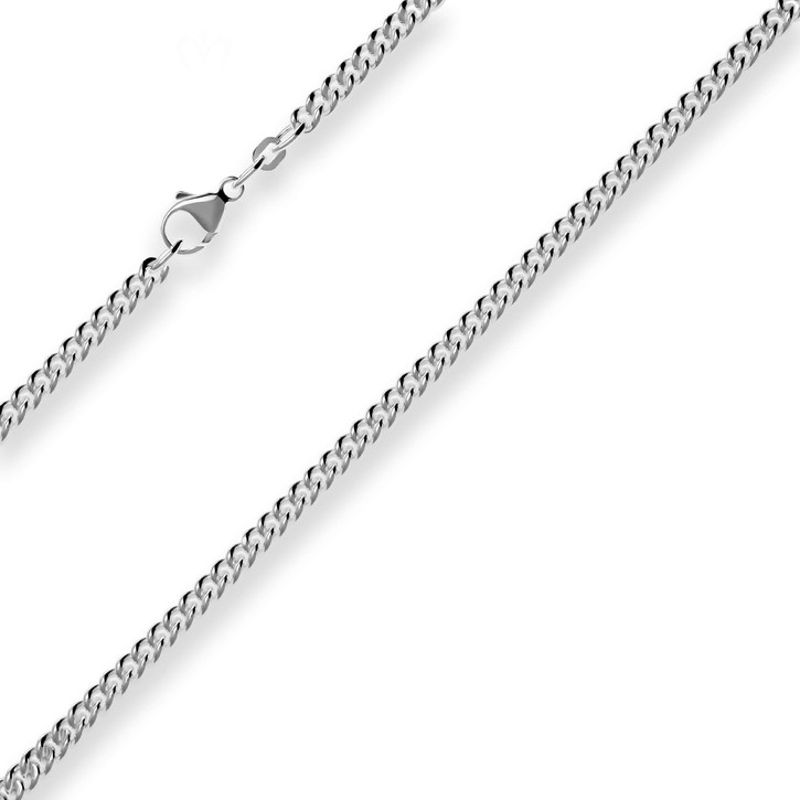 4.2mm Panzerkette rund aus 950 Platin 50cm