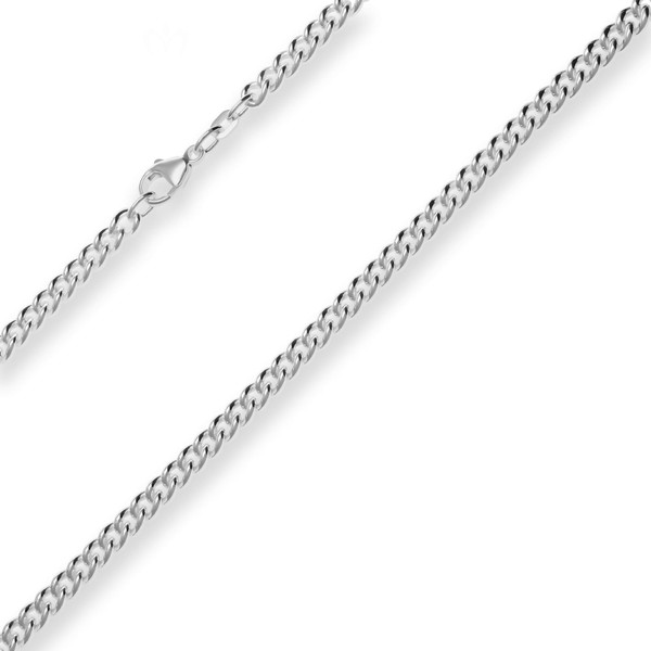 4.7mm Panzerkette rund aus 925 Silber 40cm