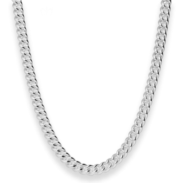 6.5mm Panzerkette rund aus 925 Silber 40cm