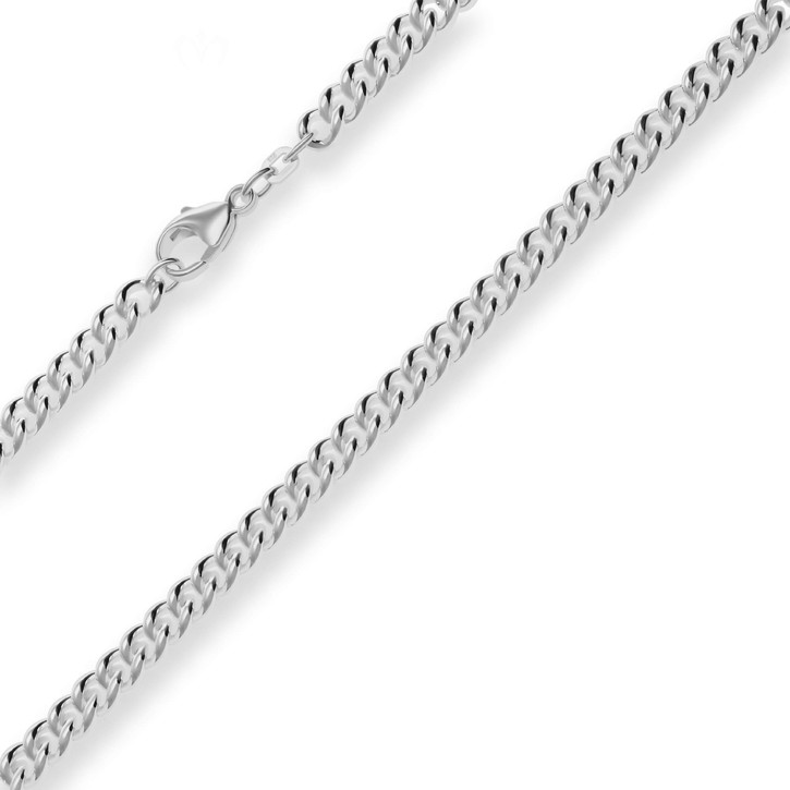 6.5mm Panzerkette rund aus 925 Silber 50cm