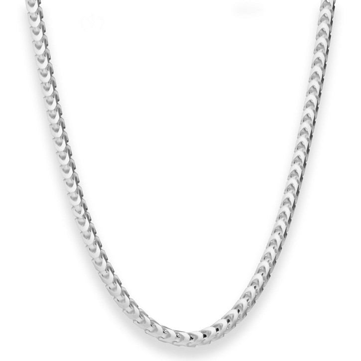 4.3mm Fuchsschwanzkette aus 925 Silber 50cm