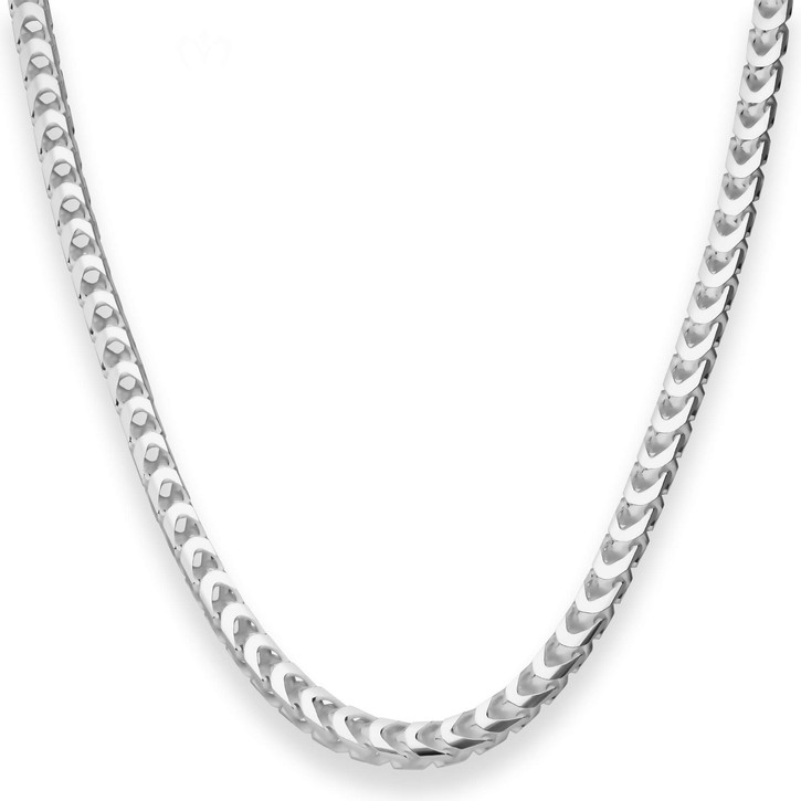 5.6mm Fuchsschwanzkette aus 925 Silber 50cm