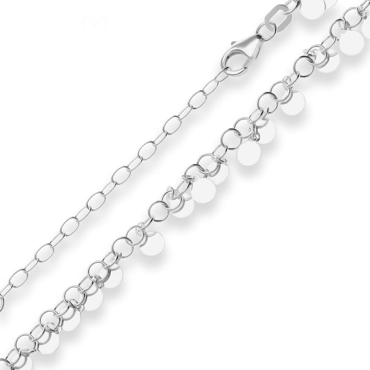 3mm Fantasiekette aus 925 Silber 38cm