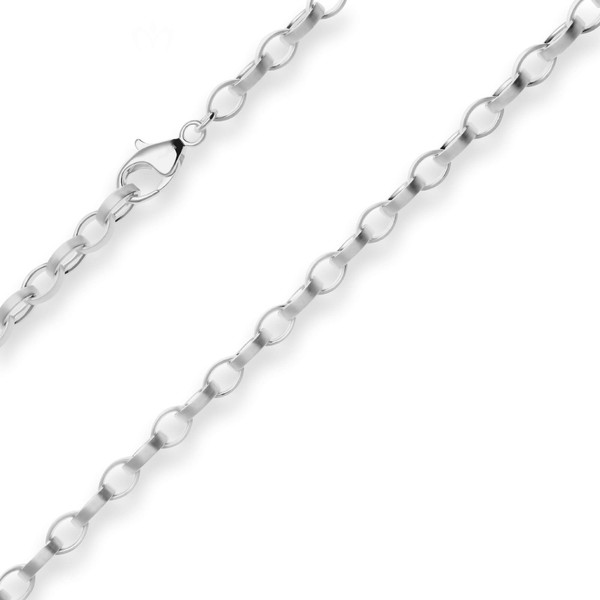 6mm Nautica-Kette aus 925 Silber 42cm