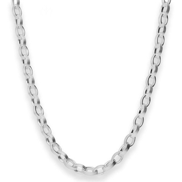 6mm Nautica-Kette aus 925 Silber 42cm