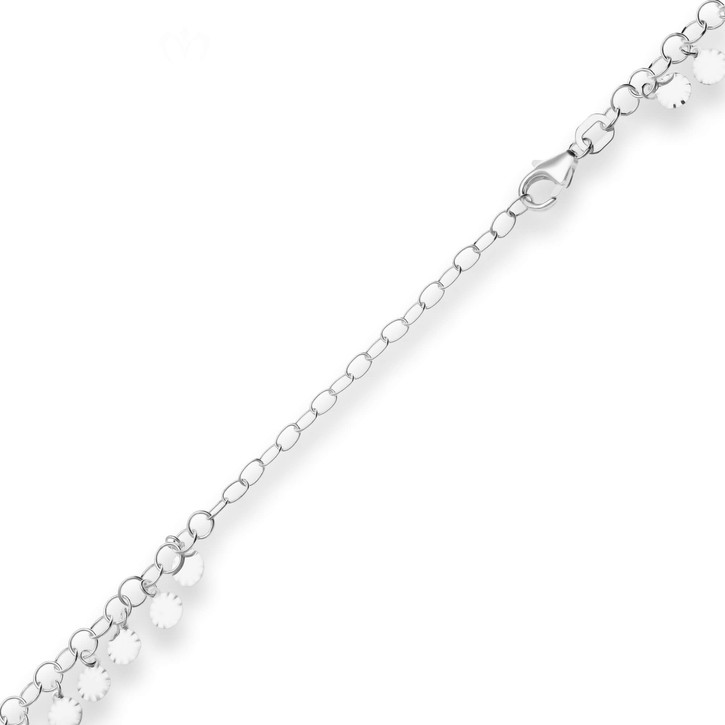 3.4mm Fantasiekette aus 925 Silber 45cm