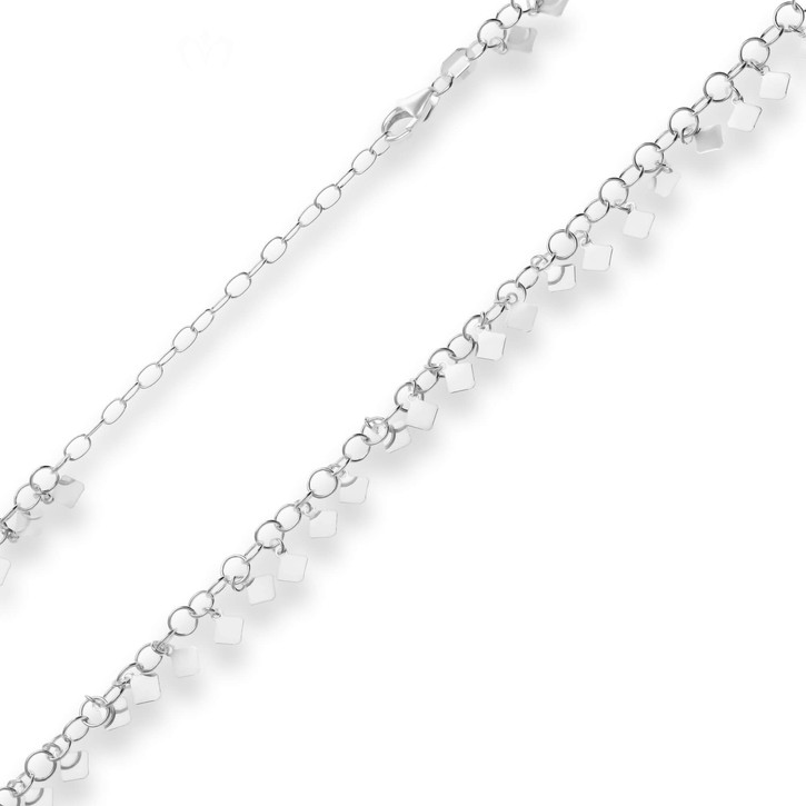 3.4mm Fantasiekette aus 925 Silber 38cm