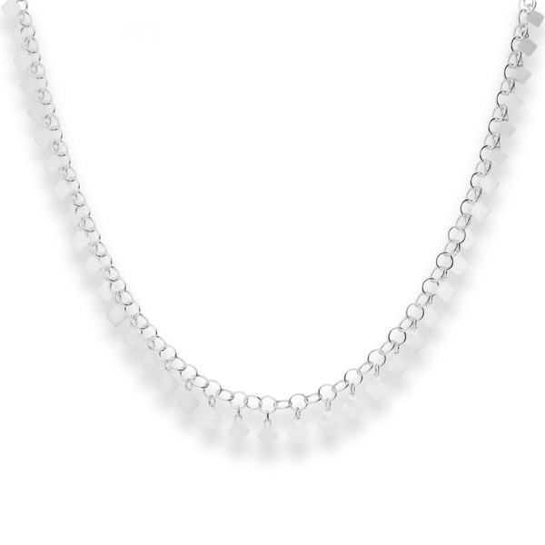 3.4mm Fantasiekette aus 925 Silber 38cm