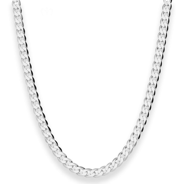 5.3mm Panzerkette aus 925 Silber 60cm