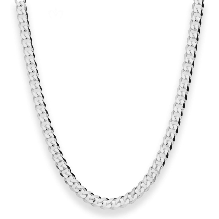 5.5mm Panzerkette aus 925 Silber 55cm