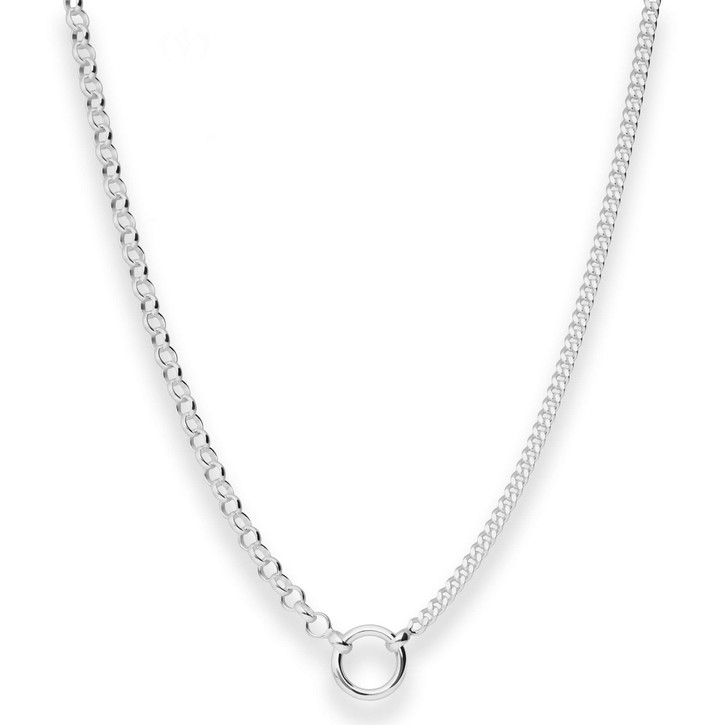 4mm Fantasiekette aus 925 Silber 42cm