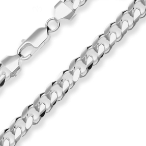 8,2mm Armband Panzerkette oval Silberarmband Armschmuck aus 925 Silber 21cm