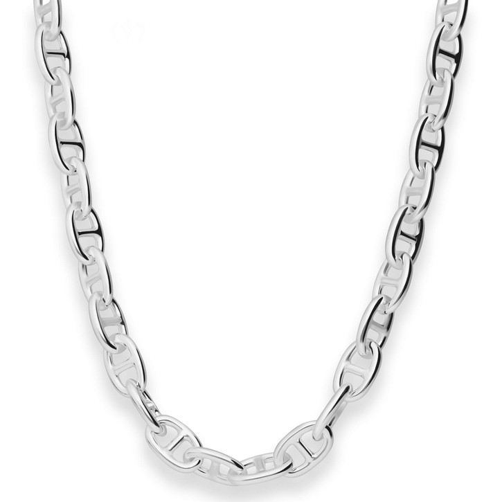 8.8mm Ankerkette-Steg aus 925 Silber 55cm