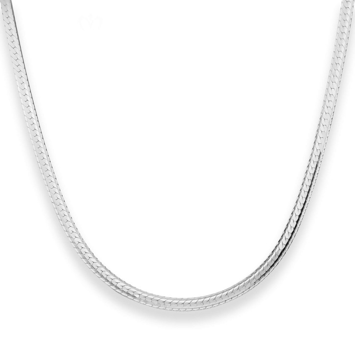 4.2mm Fantasiekette aus 925 Silber 42cm