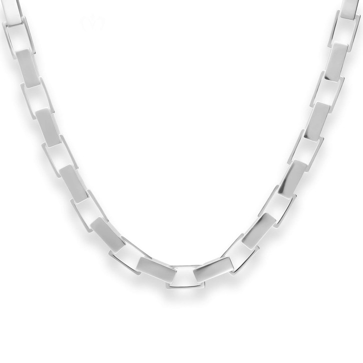 6.3mm Fantasiekette aus 925 Silber 46cm