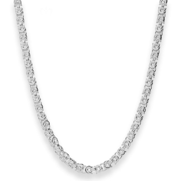 5mm Königskette aus 925 Silber 45cm