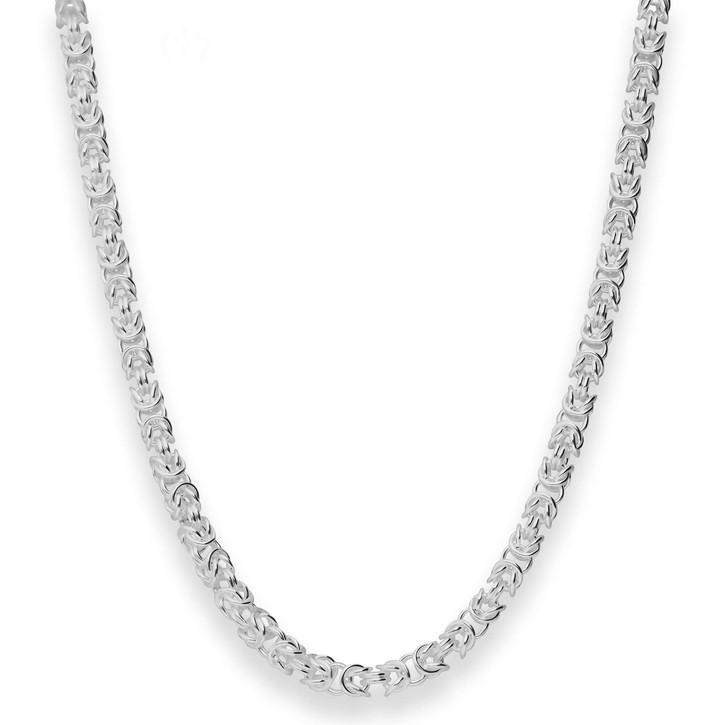 5mm Königskette aus 925 Silber 50cm