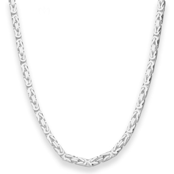 4mm Königskette aus 925 Silber 55cm