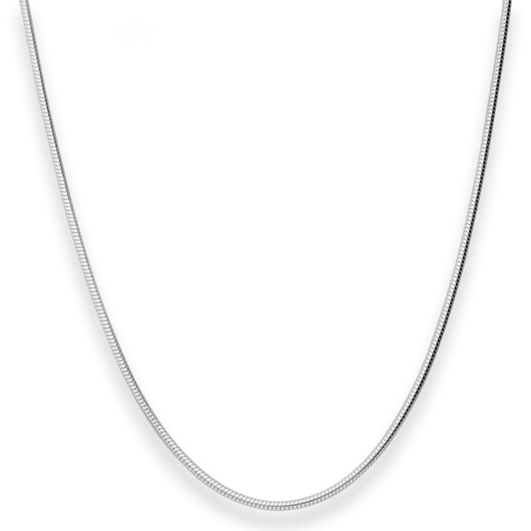 1.8mm Schlangenkette aus 925 Silber 50cm