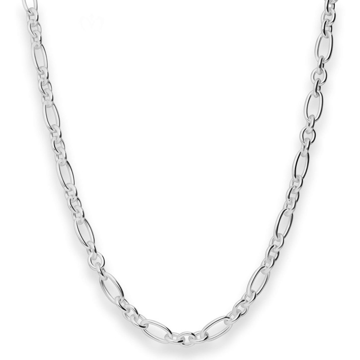 5.5mm Ankerkette-Figaro aus 925 Silber 45cm