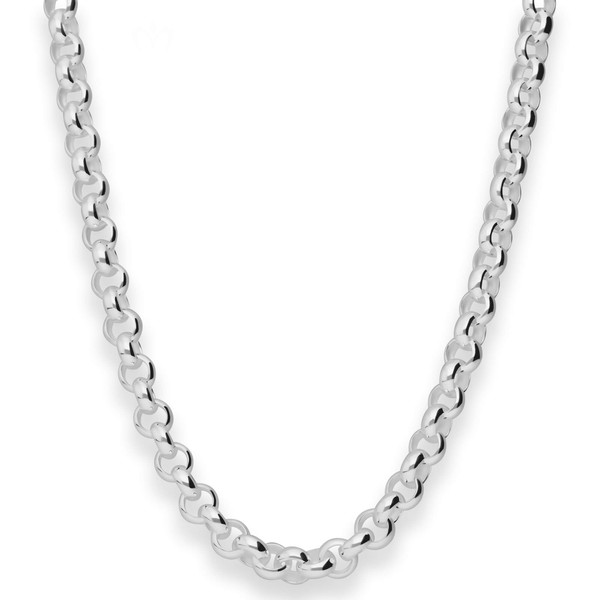 7.2mm Erbskette aus 925 Silber 45cm