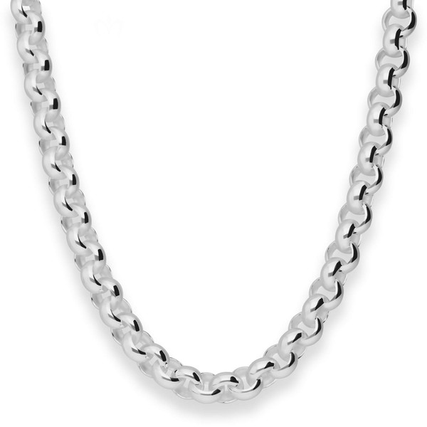 9.4mm Erbskette aus 925 Silber 50cm