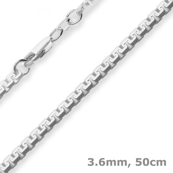 3.6mm aus 925 Silber 50cm