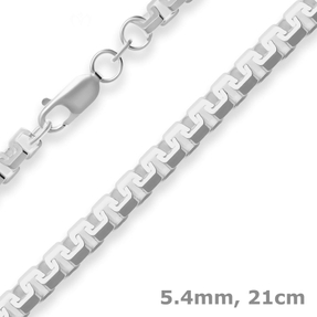 5,4mm Armband Armschmuck aus 925 Silber 21cm 5,4mm Armband Armschmuck aus 925 Silber 21cm