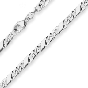 4,9mm Armband Dollarkette Silberarmband Armschmuck aus 925 Silber 21cm